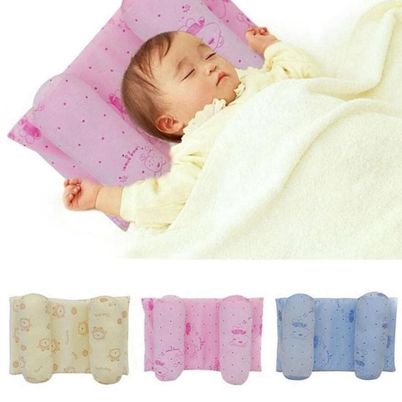 Baby Nursing Pillow Cotton Adjustable Pink Blue Cream