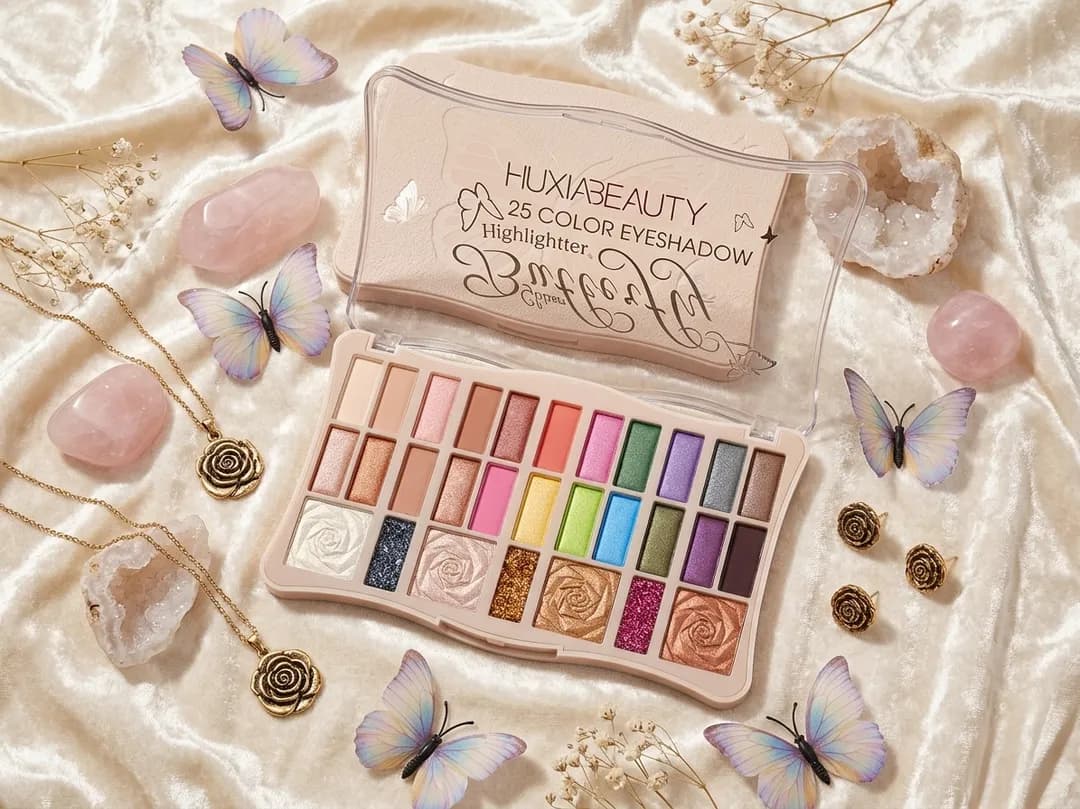 Huda Beauty Matte Glitter Eyeshadow Palette 16 Colors