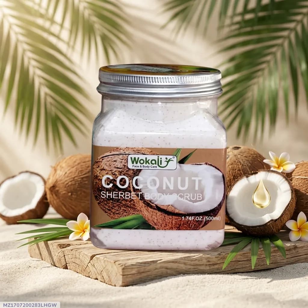 Coconut Sherbet Cream Scrub for All Skin Types