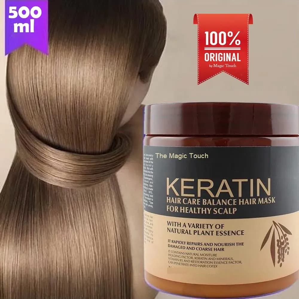 Keratin Hair Mask 500ml Dry Damaged Frizz Control