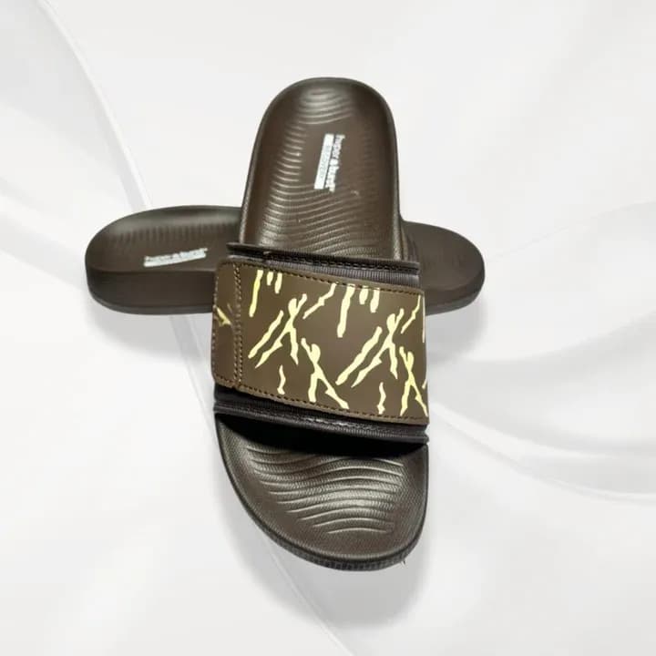 Black Glitter Slide Slippers for Hot Weather