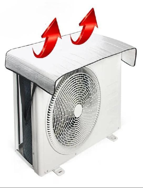 Premium Silver AC Cover Waterproof Dustproof Windproof