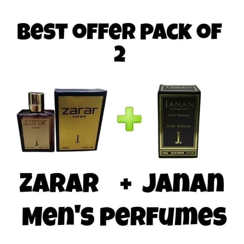 Janan & Zarar Perfume Set 2 Pcs Gold Edition