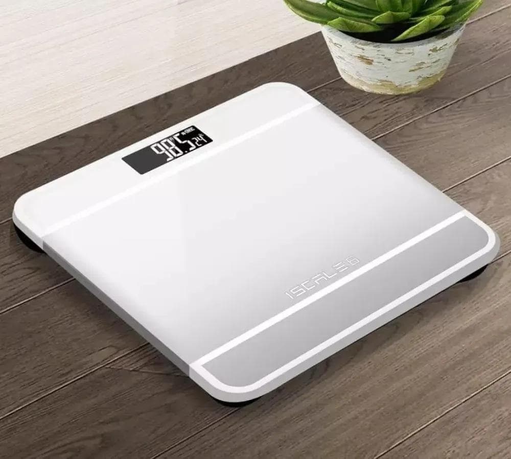 Modern Pink Digital Weight Machine for Home Use