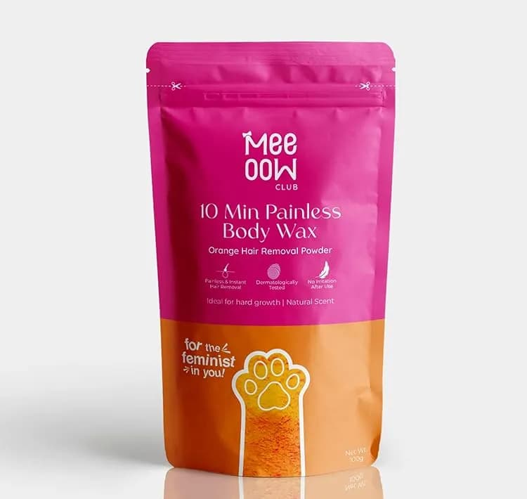 Meow 10 Min Painless Body Wax 50g Orange