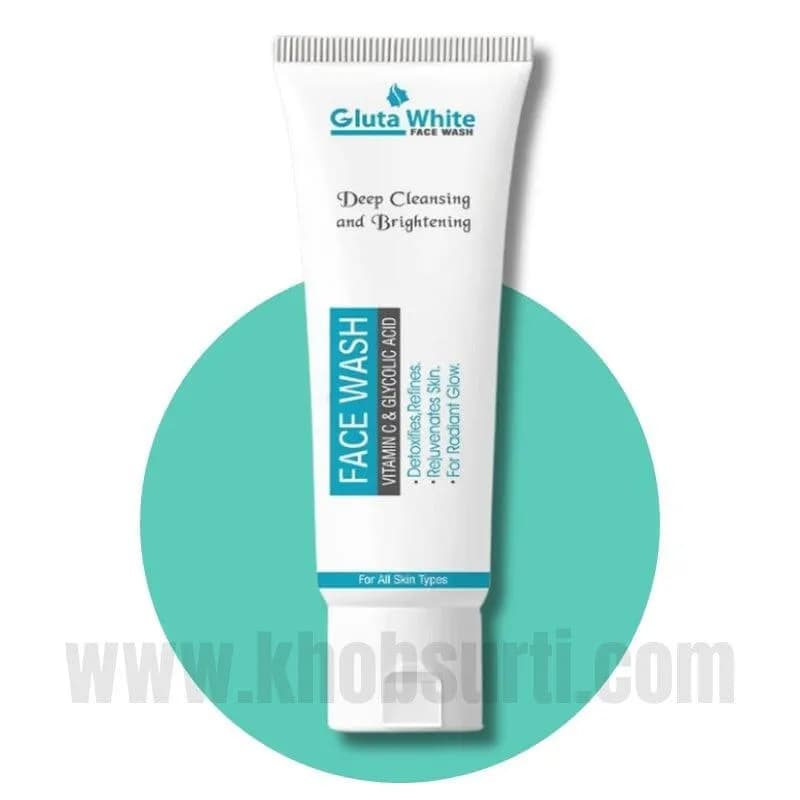 Gluta White Face Wash for Radiant Glow All Skin Types