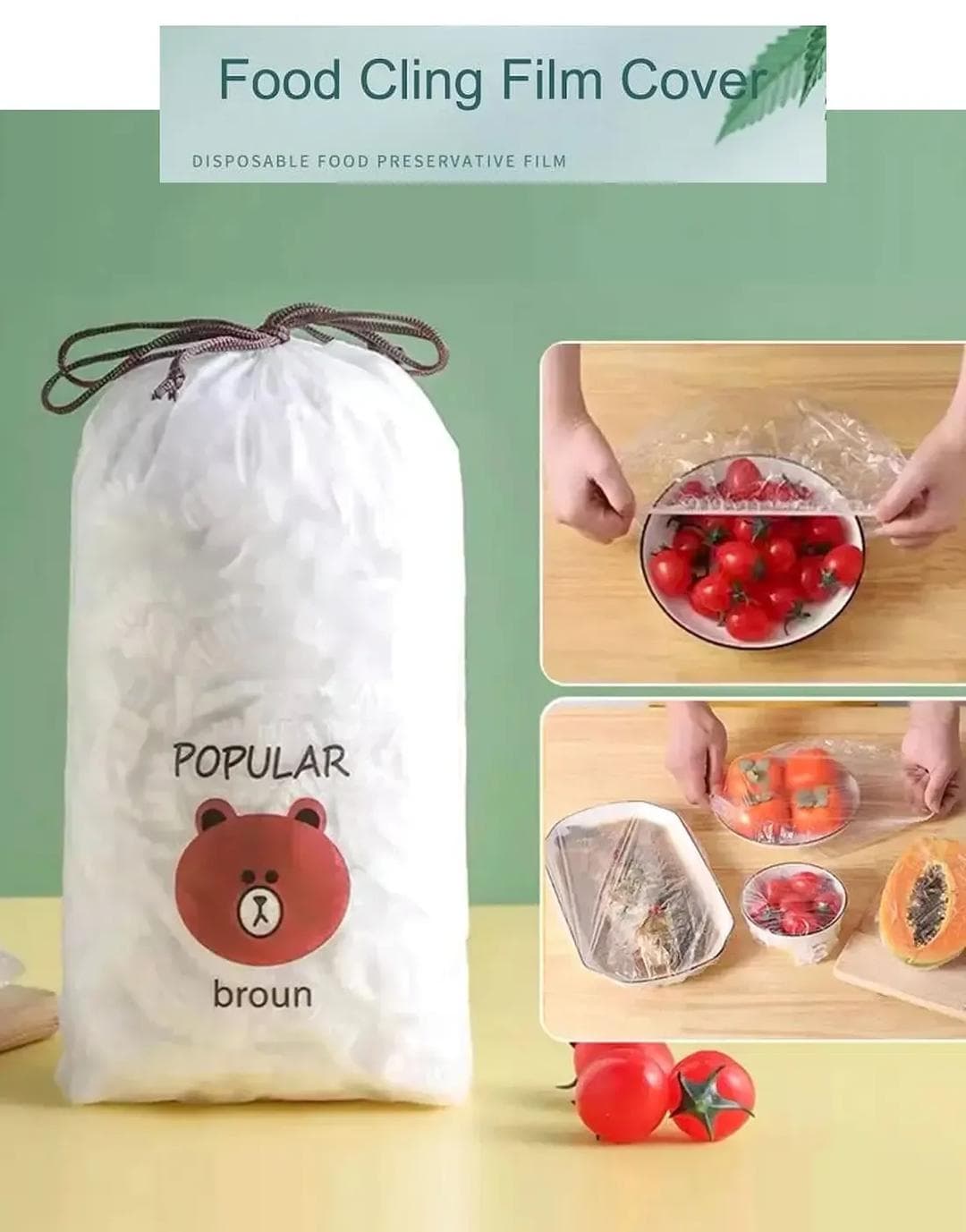 Food Cling Film Cover for Preserving Fresh Food