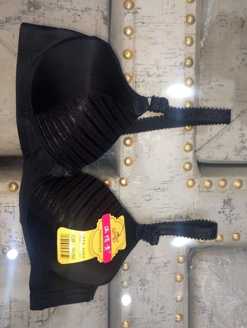 Black Spandex Padded Bra for Daily Wear Pakistan