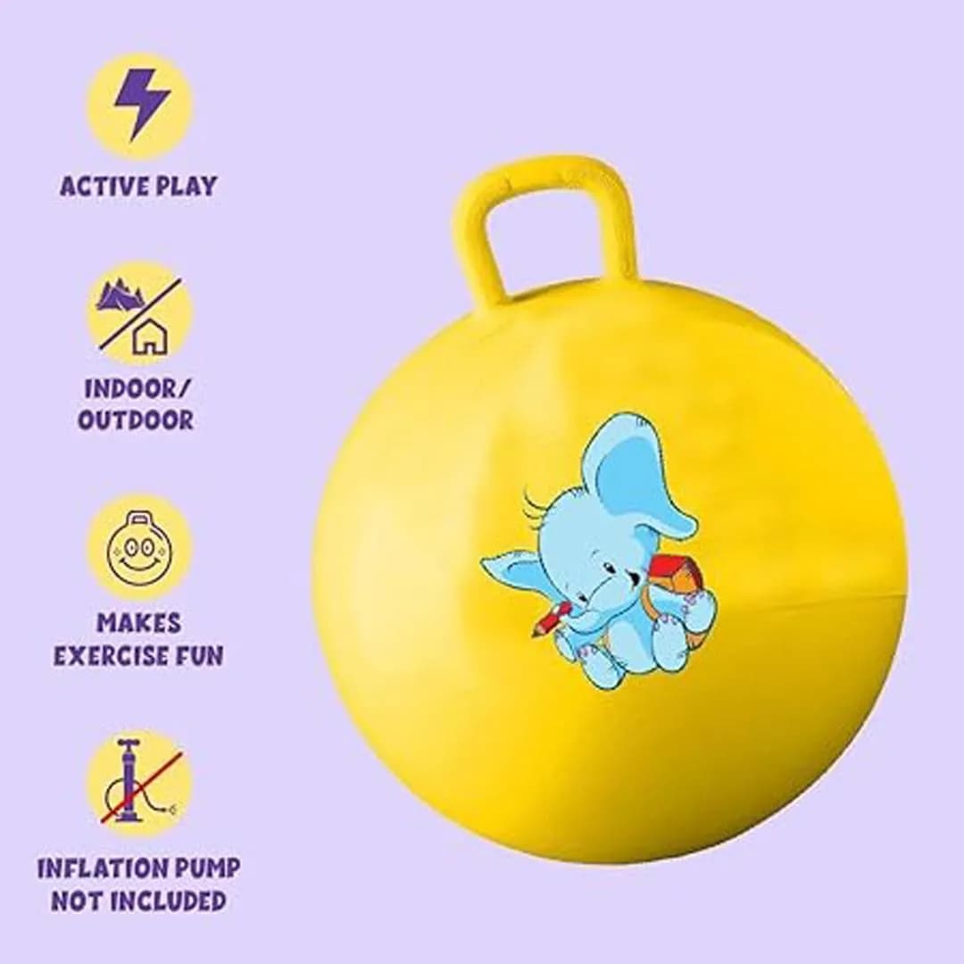 Multicolor Silicone Jumping Ball for Kids 1-12 Years