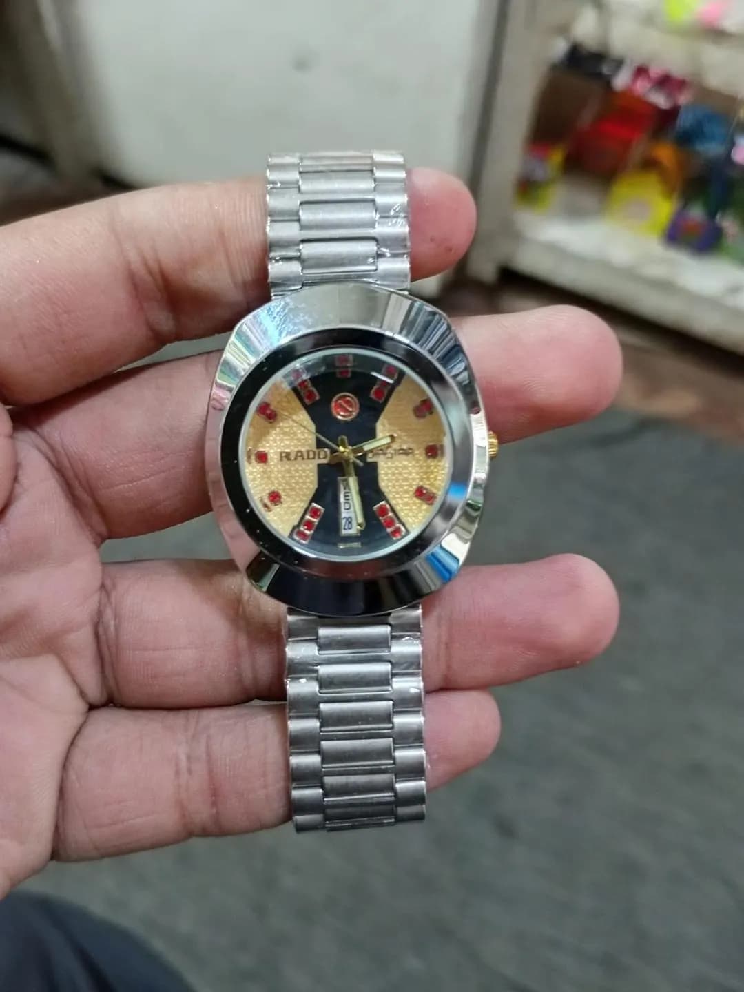 Rado DiaStar Scratchproof Watch with Stainless Steel Band