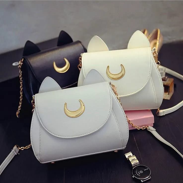 White Graphic Crossbody Bag for Women, PU Leather, Compact, Stylish