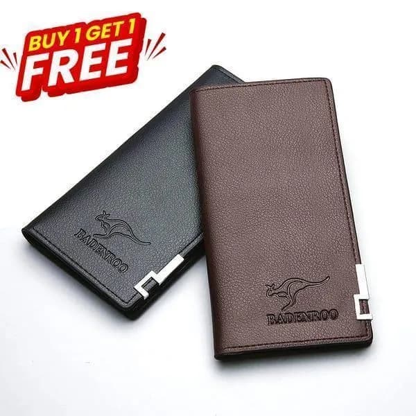 Men's Leather Wallet with Free Pack