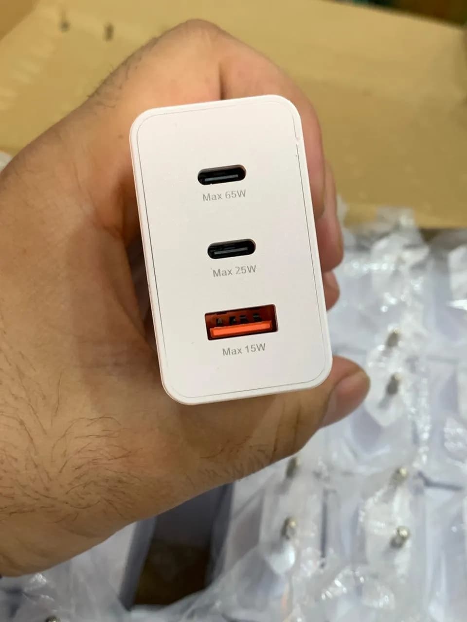 Mini 120W Portable USB Charger Yellow