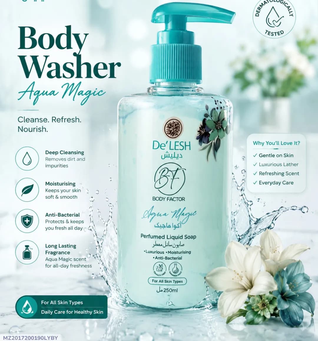 Aqua Magic Body Wash for All Skin Types