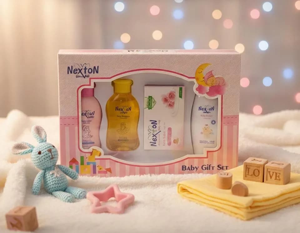 Baby Care Set with 4 Essential Items for Daily Use