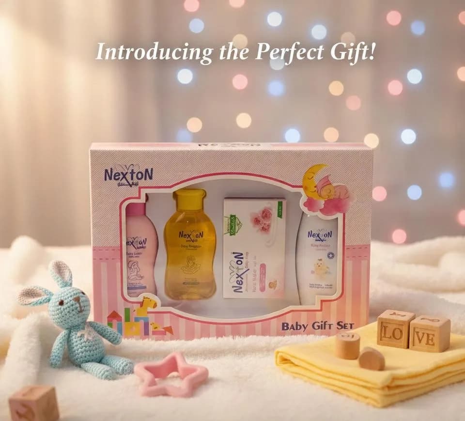 Baby Care Set with 4 Essential Items for Daily Use