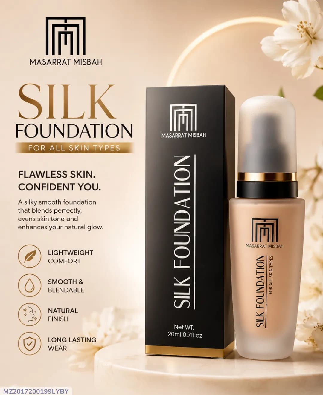 Masarrat Misbah High Coverage Foundation Cream