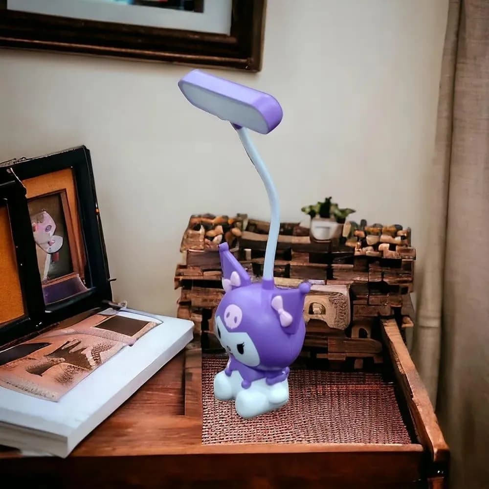 Rechargeable Cat Table Lamp Multicolor ABS Plastic