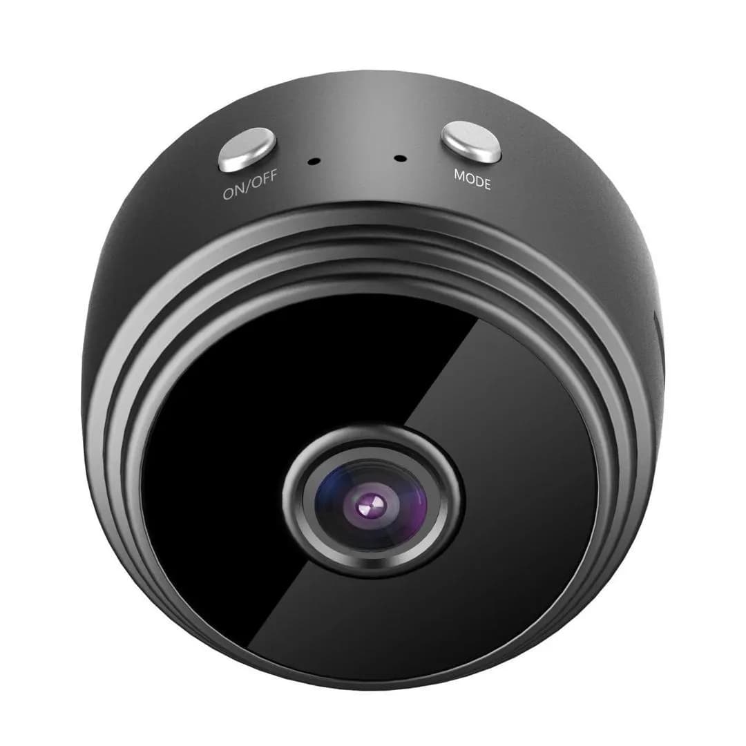 Mini Camera A9 One Touch Rechargeable Black ABS