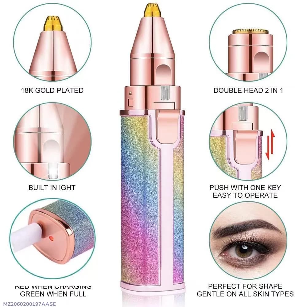 Rechargeable Women's Eyebrows Hair Trimmer