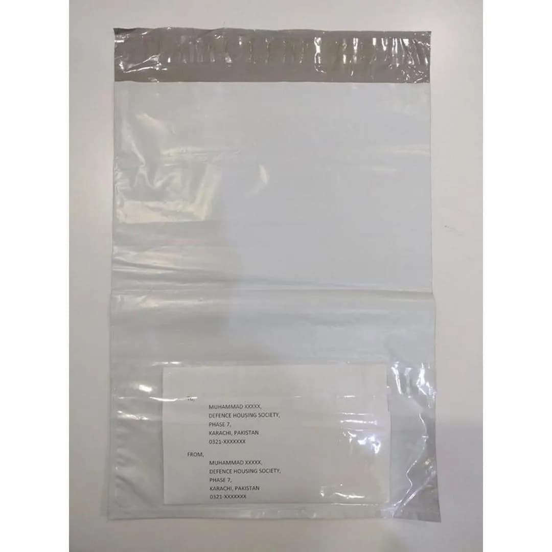 White Plastic Flyer Bags 10 Pcs Multipurpose Durable