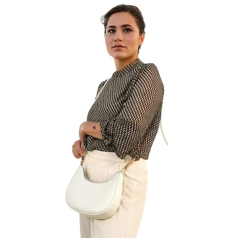 Women's PU Leather Plain Shoulder Bag