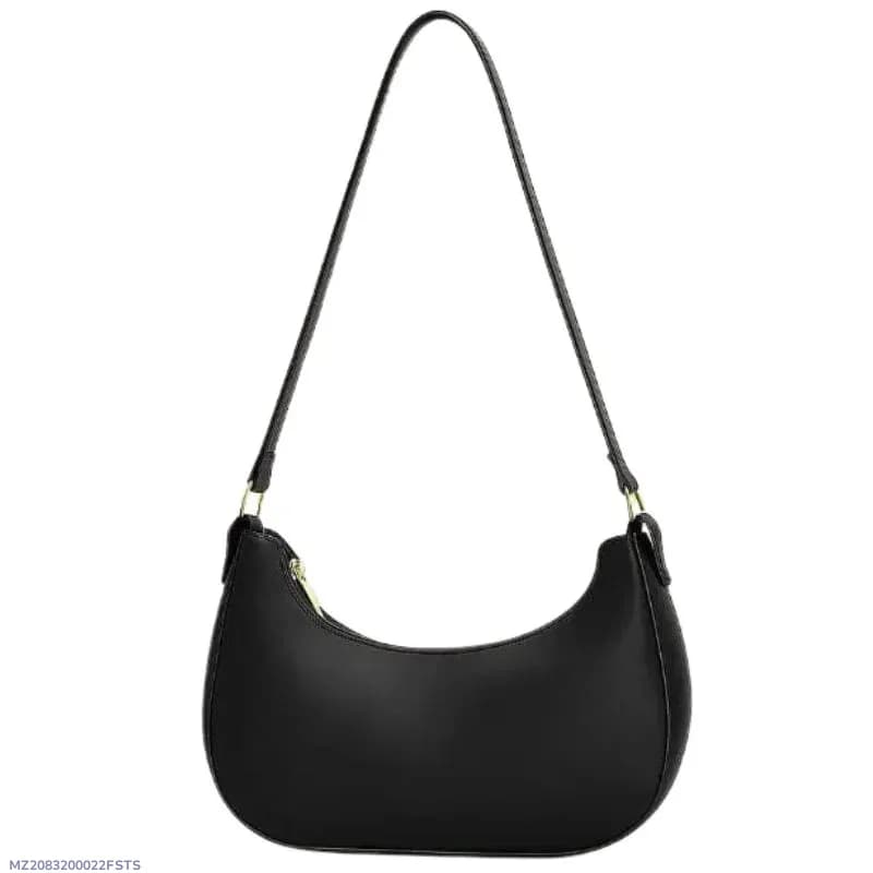 Women's PU Leather Plain Shoulder Bag