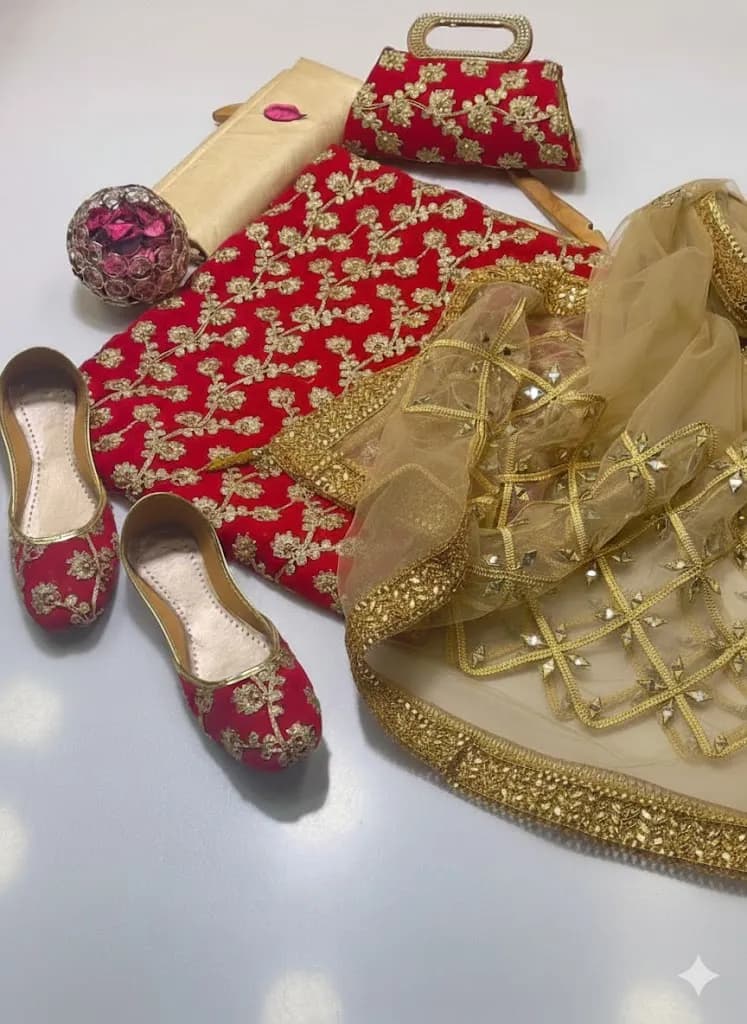 Premium Embroidered 5-Piece Suit for Women - Eid & Wedding Wear