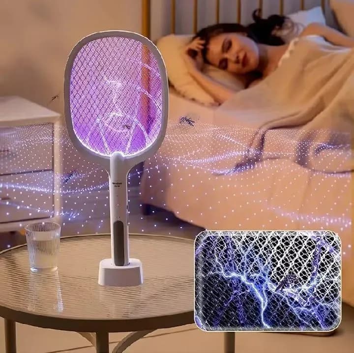 M4 2-in-1 Electric Mosquito Swatter Lamp