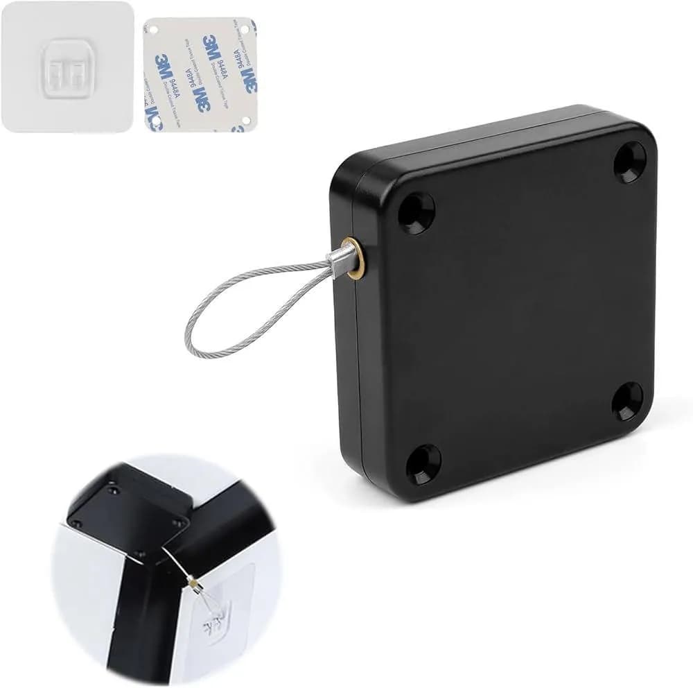 Auto Door Closer with 800g Pull Force Black