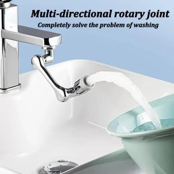 Rotating Faucet Extender for Face Wash, Gargle, Eye Cleaning
