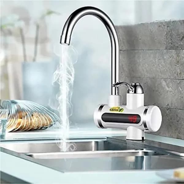 Instant Hot Water Faucet with Digital Temp Control