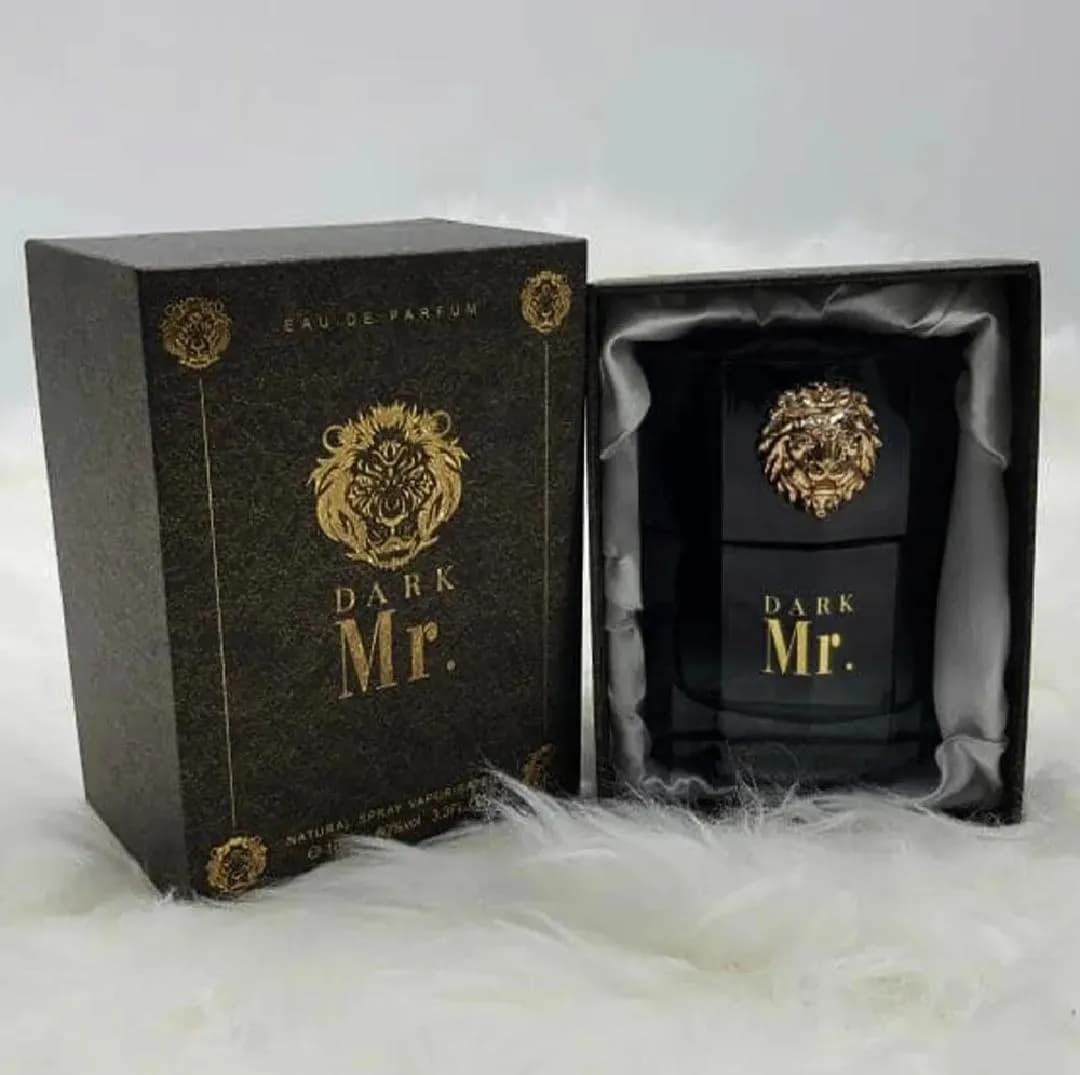 Sellion Mr Dark Perfume 100ml Maroon Gold Bottle