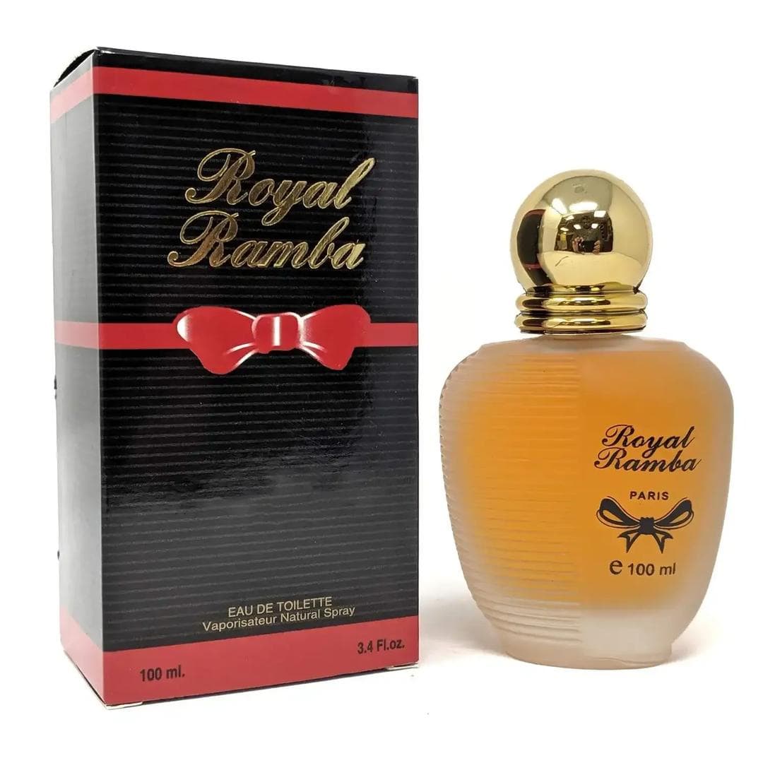 Royal Ramba 100ml Unisex Perfume Black Gold Bow