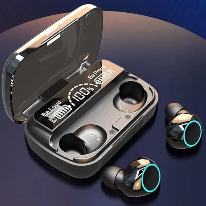 M10 Wireless Earbuds with Charging Case & Bluetooth 5.3
