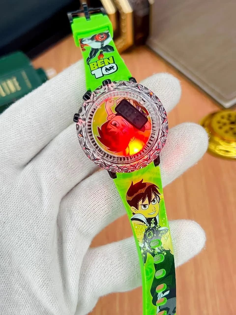 Boys Digital Printed Watch Red Blue 3-5Yr