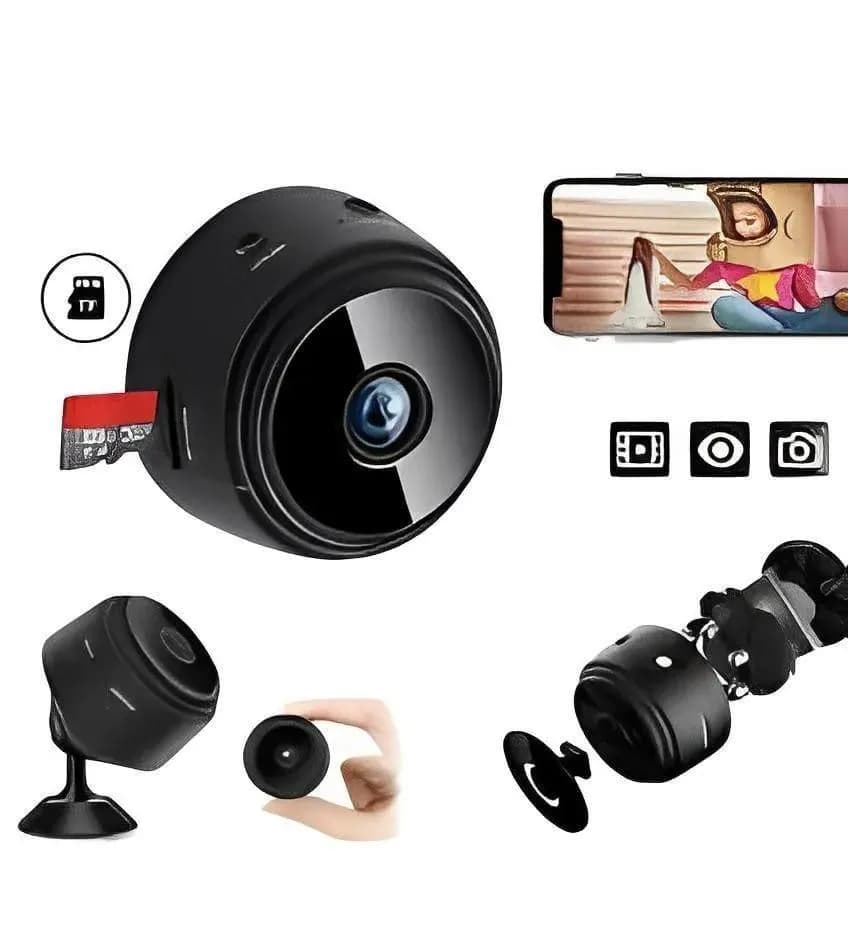 Mini 360° Camera Black ABS Portable