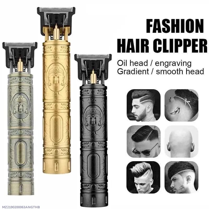 Premium Gold Hair Shaver with 4 Combs & Stainless Blades