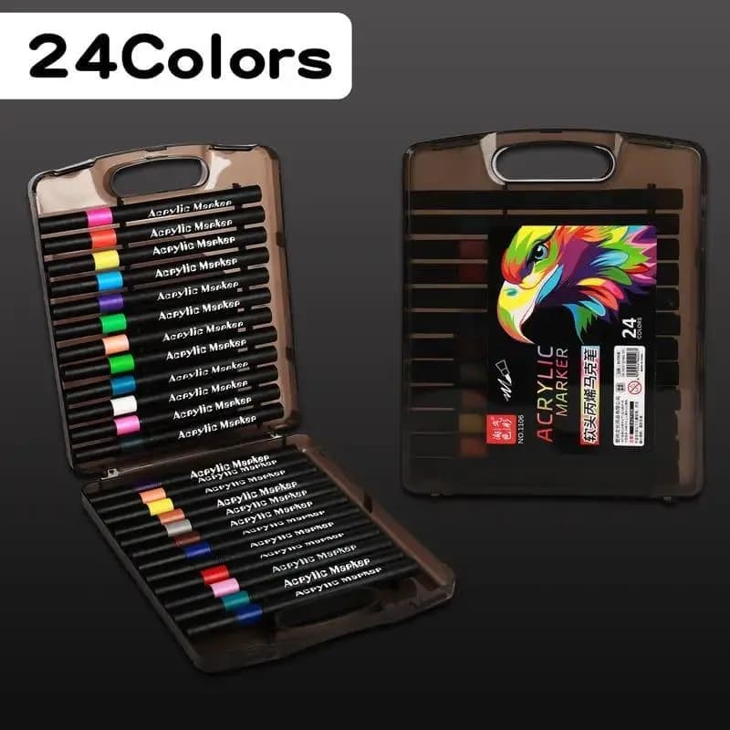 24 Color Vinyl Movie Box for Kids