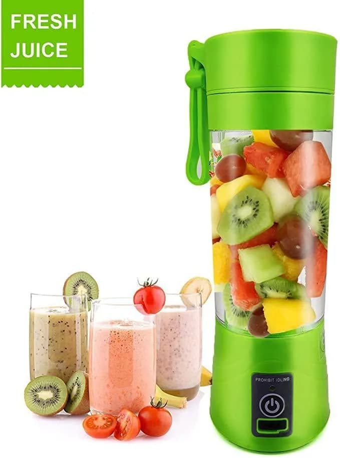 Portable Rechargeable Juicer Blender Pink USB
