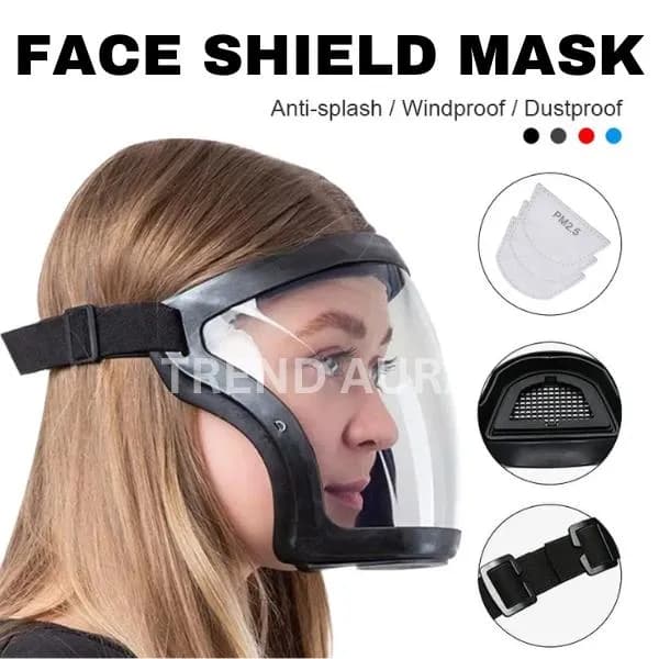 Face Shield Mask Anti-Splash Windproof Dustproof
