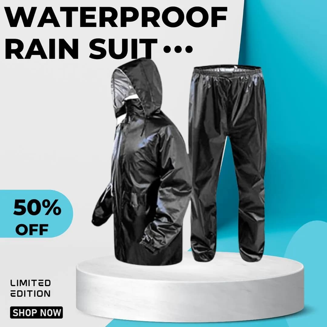 1 Pc Parachute Rainsuit