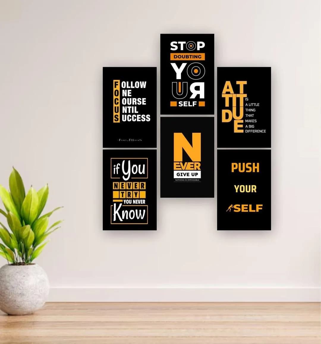 8x11 Inch Photo Tiles with Strong Double-Sided Tape