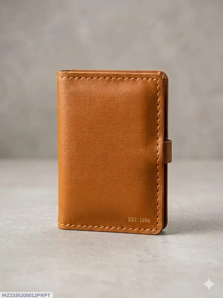 Classic Handcrafted Leather Wallet with ID Window