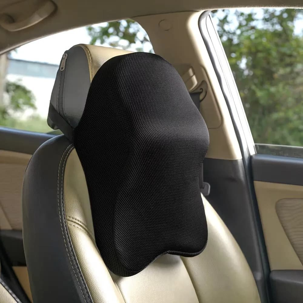 3D Foam Neck Pillow for Car Seat Backrest Lumbar Cushion