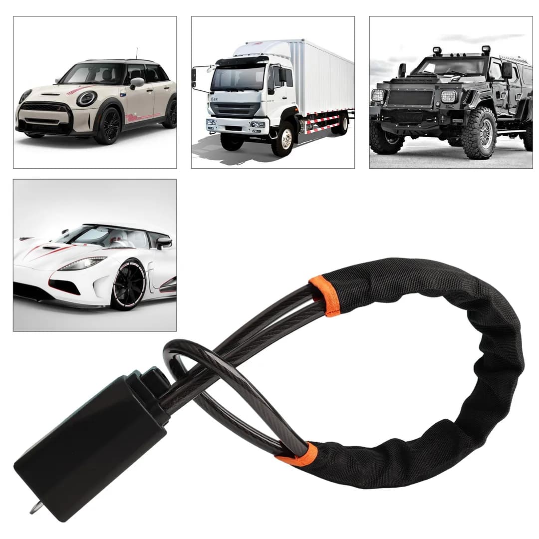 1 Pc Visibility Car Wheel Lock Universal Anti-Theft Steering Wheel Lock