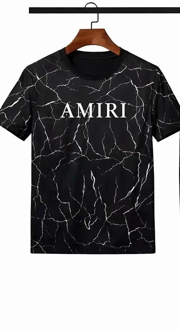 Men Black Marble Print Track Suit AMIRT
