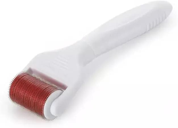 Rechargeable Eyebrow Trimmer with Red Blades White