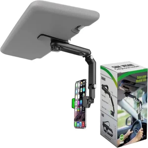 360° Car Phone Mount with 360° Rotation & 2.5" Screen