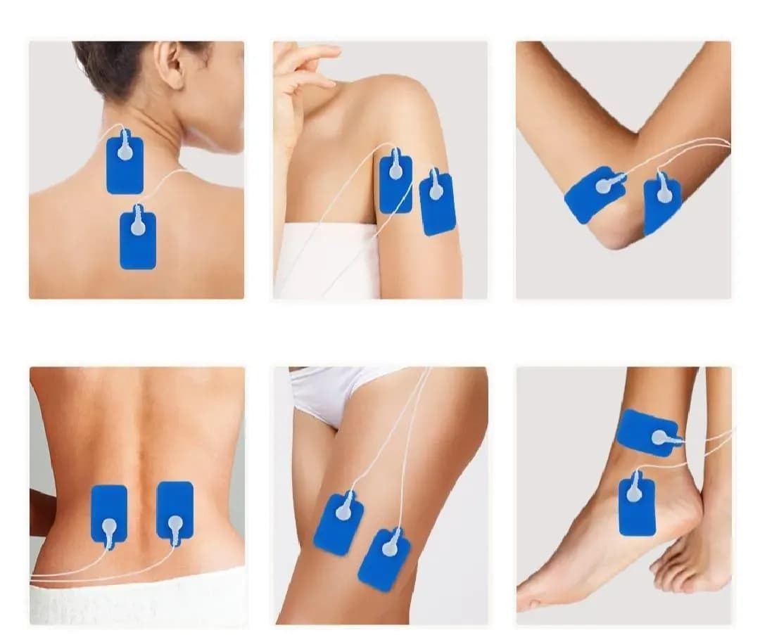 Mini Body Massager White ABS 200mAh 2W
